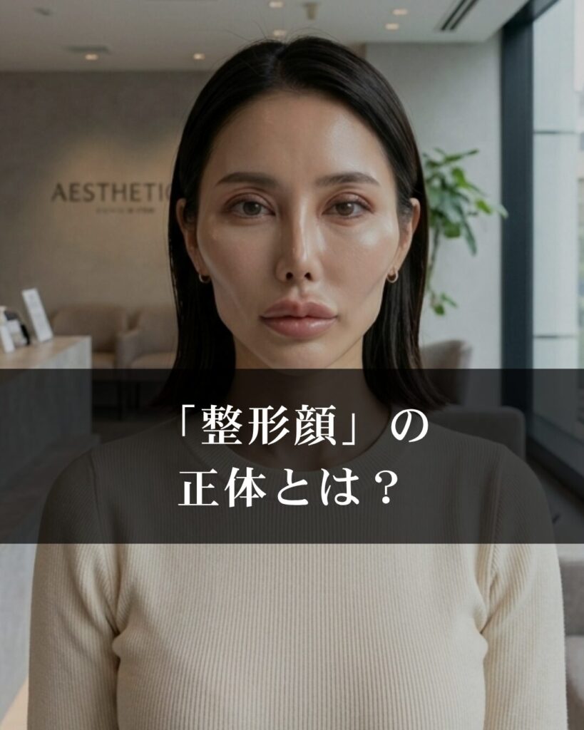「整形顔」の正体とは？美容医療の専門家が解説する原因と自然な仕上がりのポイント