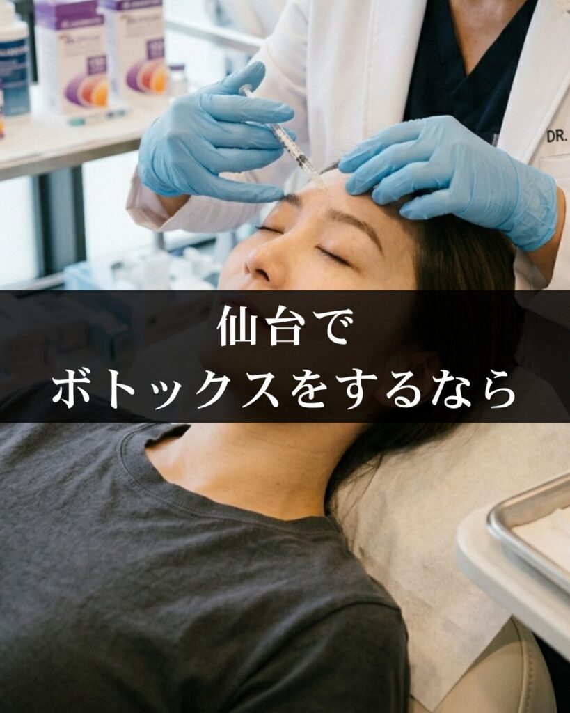 仙台でボトックスをするなら経験豊富な先生を指名