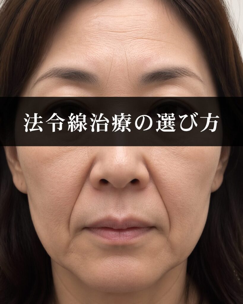 仙台　法令線治療の選び方