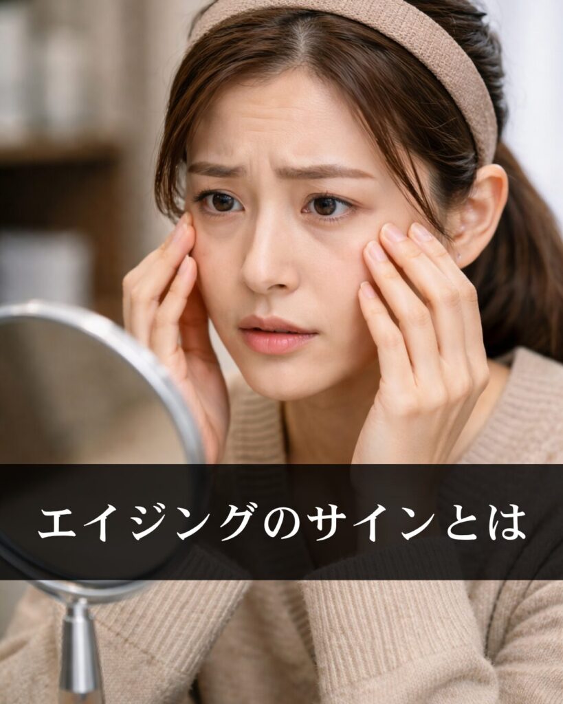 エイジングのサインとは。皮膚、脂肪、筋肉、骨の変化で見る顔の変化