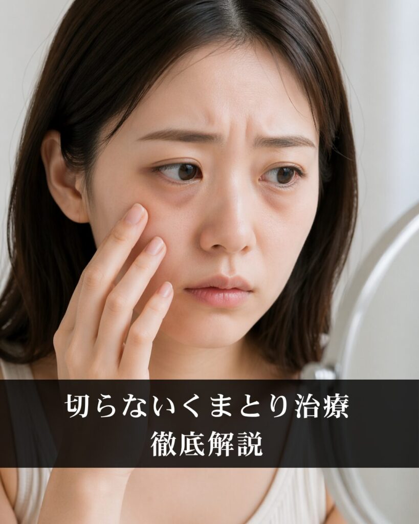 仙台のくまとり名医が徹底解説、切らないくまとり治療サーマニードルevo