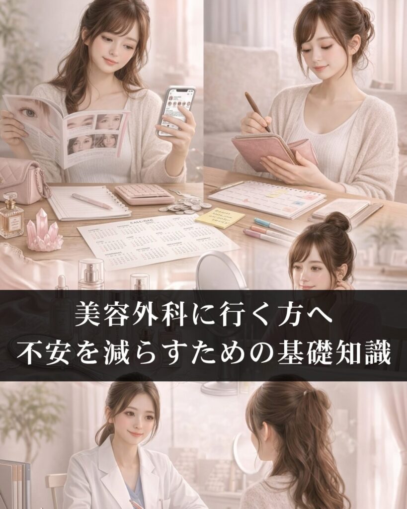 仙台で初めて美容外科に行く方へ。不安を減らすための基礎知識