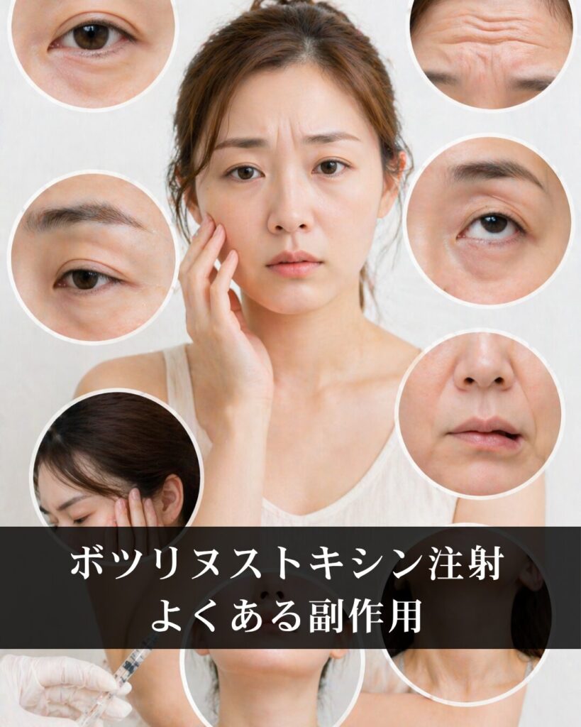 仙台の美容外科医が解説するボツリヌストキシン注射のよくある副作用
