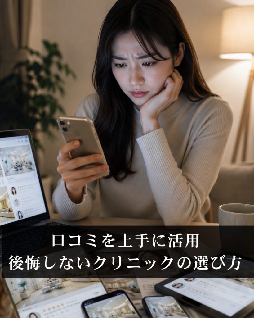 仙台で美容整形の口コミを上手に活用するには|後悔しないクリニックの選び方